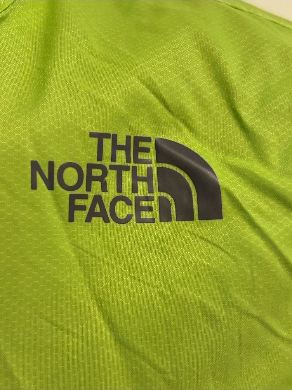 The North Face Kids Lime Green Hooded Windbreaker Jacket
